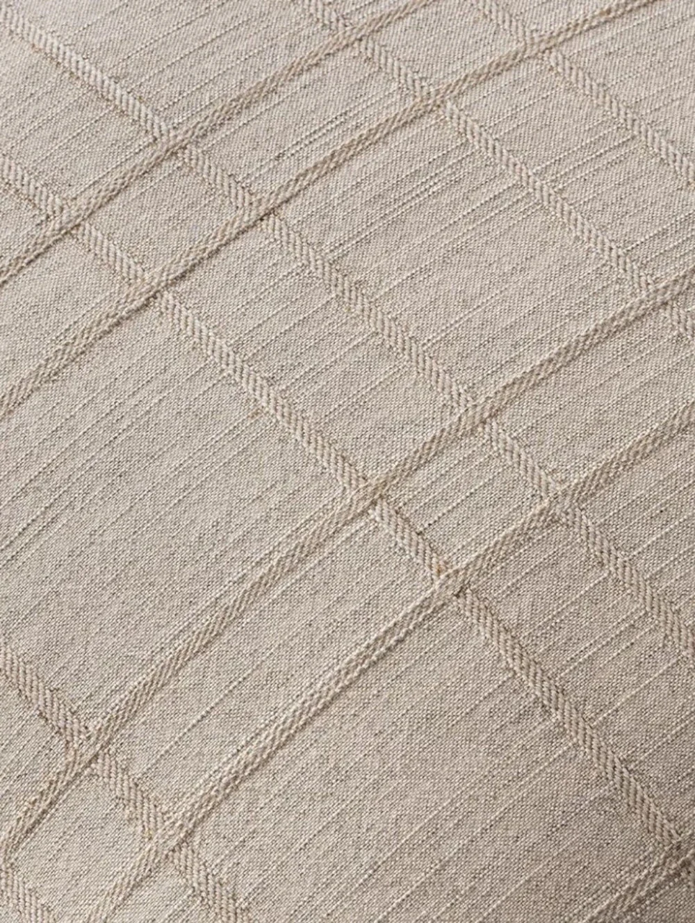 Set Of 2 Textured Linen Throw Pillow Sham Covers 24x24